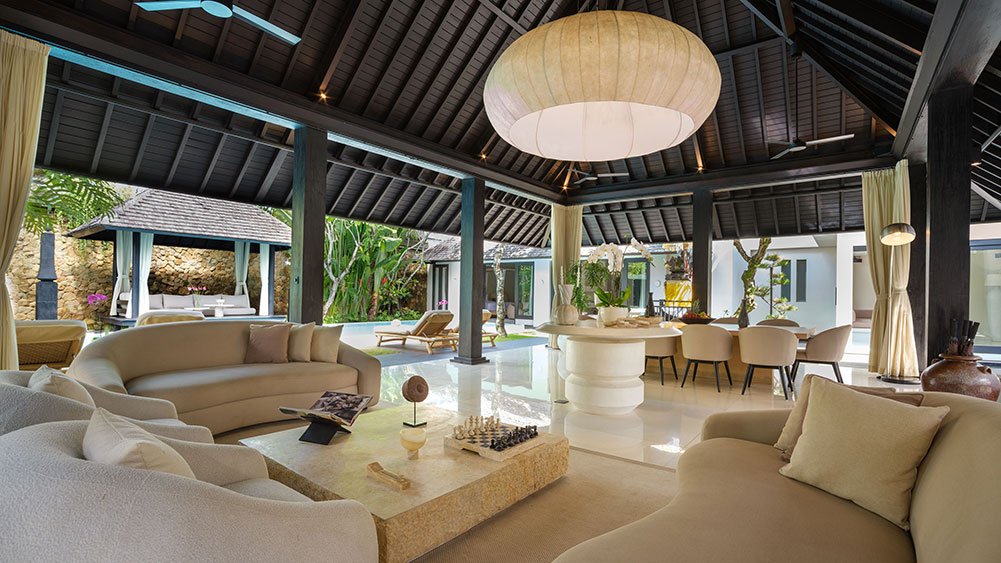 Elite Havens - Des Indes II - Seminyak Bali Indonesia Open-sided dining and living pavilion